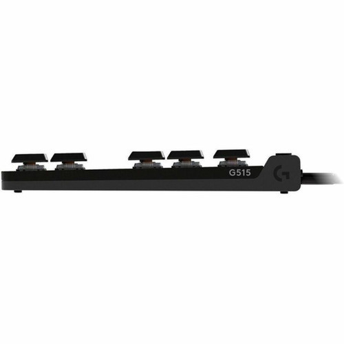 Logitech G G515 TKL Gaming Keyboard - Cable Connectivity - USB Interface - RGB LED - English - GL Tactile Keyswitch - Black 920-012868