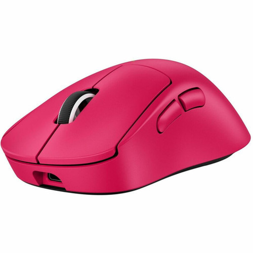 Logitech G PRO X SUPERLIGHT 2 DEX Gaming Mouse - HERO 2 - Wireless - Radio Frequency - 240 GHz - Rechargeable - Magenta - USB 20 - - 910-007371