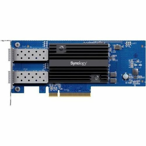 Synology Dual-Port 10GbE Adapter E10G30-F2 - PCI Express 30 x8 - Optical Fiber - Low-profile and full-height Bracket Height - - Card E10G30-F2