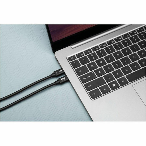 OWC 08M 315 OWC Thunderbolt 5 USB-C Cable Black - 26 ft Thunderbolt 5 Data Transfer Cable for USB Device MAC iPad PC Dock OWCCBLTB5C08M