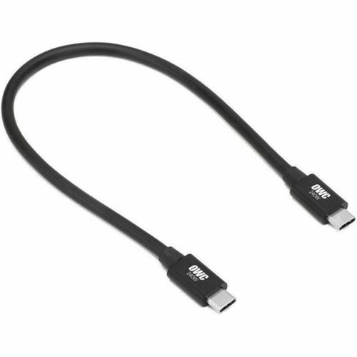 OWC 03M 118 OWC Thunderbolt 5 USB-C Cable Black - 118 Thunderbolt 5 Data Transfer Cable for USB Device MAC iPad PC Dock OWCCBLTB5C03M