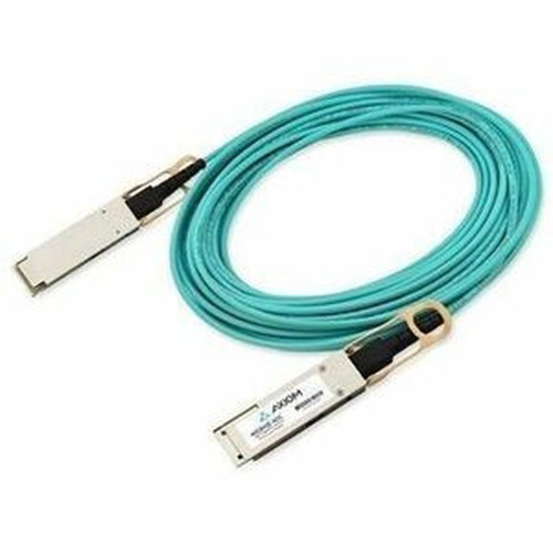 Axiom Fiber Optic Network Cable - 328 ft Fiber Optic Network Cable for Network Device Router Switch - Second End 4 x SFP Network QSFP-4XS10G-AOC10M-AX