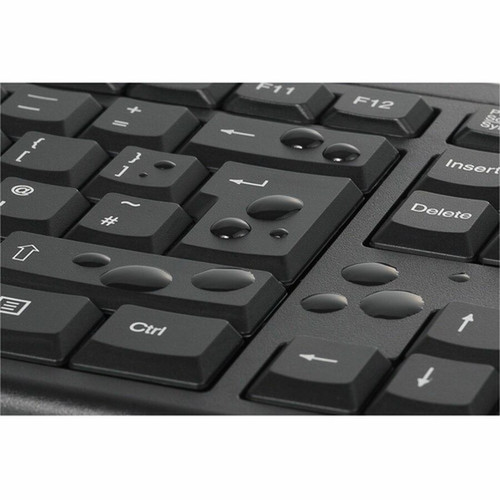 Kensington KM150 EQ Wireless Desktop Set - USB Type A Membrane Wireless RF 240 GHz Keyboard - USB Type A Wireless RF Mouse - 1200 dpi K75562NA