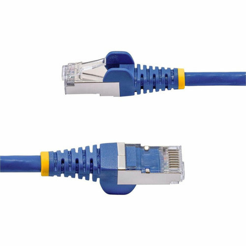 StarTechcom 10ft Blue CAT8 Ethernet Cable Snagless RJ45 25G40G 2000MHz 100W PoE SFTP 26AWG Pure Bare Copper LSZH Network Cord NLBL-10F-CAT8-PATCH