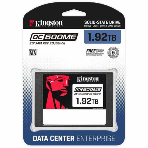Kingston DC600ME 192 TB Solid State Drive - 25 Internal - SATA SATA600 - Mixed Use - Server Data Center Device Supported - 1 - SEDC600ME1920G