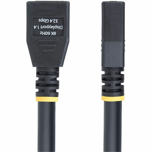 StarTechcom 10ft 3m DisplayPort 14 Extension Cable DP 14 Port Saver Cable 8K 60Hz DisplayPort Extension Adapter Cord Male to 10F-DP14-EXTEND-CBL