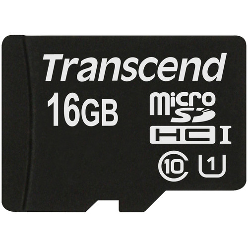 Transcend 16 GB UHS-I microSDHC - UHS-I - 1 Card (Fleet Network)