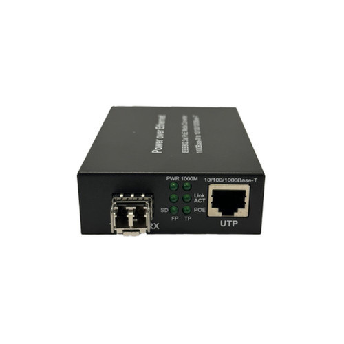 101001000 Multimode Media Converter 500m LC 850nm with PoE
