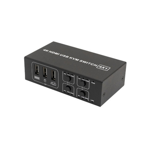 4-Port KVM Switch HDMIUSB 4K60Hz
