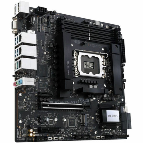 Asus PRO WS W680M-ACE SE Desktop Motherboard - Intel W680 Chipset - Socket LGA-1700 - Intel Optane Memory Ready - Micro ATX - Core - - PRO WS W680M-ACE SE