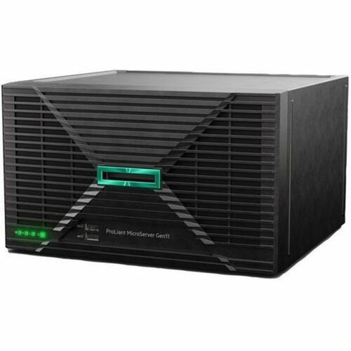 HPE ProLiant MicroServer Gen11 Ultra Micro Tower Server - 1 Xeon E-2414 260 GHz - 16 GB RAM - Serial ATA600 Controller - Intel C262 P78521-005