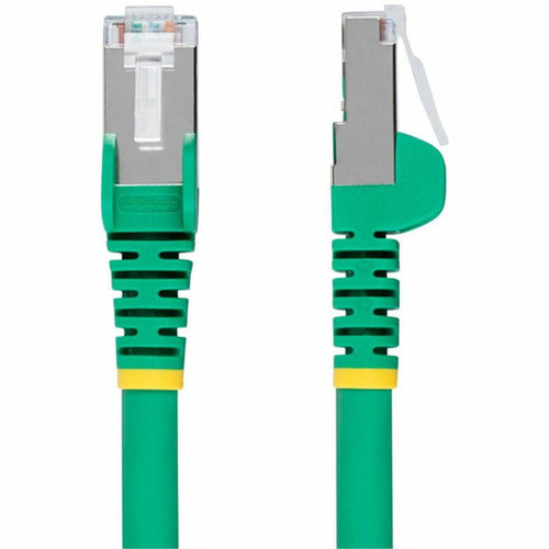 StarTechcom 25ft Green CAT6a Ethernet Cable Snagless RJ45 10G 100W PoE SFTP LSZH 27AWG Bare Copper 500MHz Shielded Network - NLGN-25F-CAT6A-PATCH