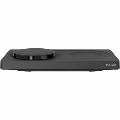 Belkin BoostCharge Pro 2-in-1 Wireless Charging Pad with MagSafe 15W - Fast Charging LED Indicator MagSafe Technology WIZ019ttBK