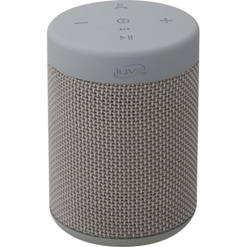 iLive ISBW108 Portable Yes Speaker System - Gray - Battery Rechargeable ISBW108LG