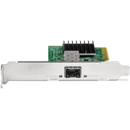 TRENDnet 10 Gigabit PCIe SFP Network Adapter Convert A PCIe Slot Into A 10G SFP Slot Supports 8021Q Standard  Low-Profile With TEG-10GECSFP