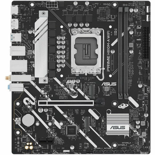 Asus Prime H810M-A WIFI-CSM Desktop Motherboard - Intel H810 Chipset - Socket LGA-1851 - Micro ATX - Core Ultra Processor Supported - PRIME H810M-A WIFI-CSM