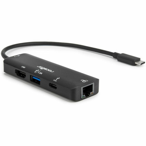 Rocstor Premium USB Type-C 4-in-1 4K Multiport Adapter - for Desktop PCNotebookTabletSmartphoneMonitor - Charging Capability - USB Y10A307-B1