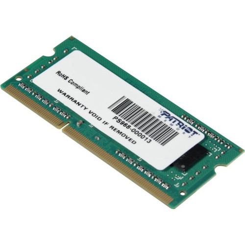 Patriot Memory Signature 4GB DDR3 SDRAM Memory Module - 4 GB - DDR3 SDRAM - 1600 MHz DDR3-1600/PC3-12800 - 1.50 V - Non-ECC - - - (Fleet Network)
