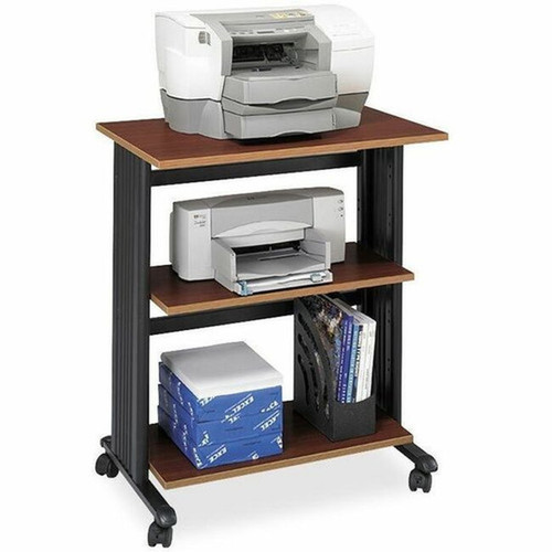 Safco Muv Three Level Adjustable Printer Stand - 175 lb 7937866 g Load Capacity - 3 x Shelfves - 35 889 mm Height x 2950 mm 1881CY