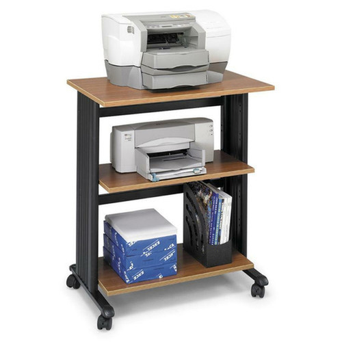 Safco 1881MO 3 Level Adjustable Printer Stand - 3 x Shelfves - 35 889 mm Height x 2950 74930 mm Width x 20 508 mm Depth - 1881MO