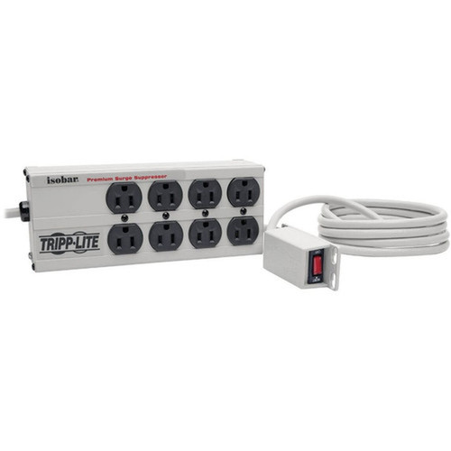 Tripp Lite Isobar 8-Outlets Surge Suppressor - Receptacles 8 x NEMA 5-15R - 2350J IBAR8-15RM