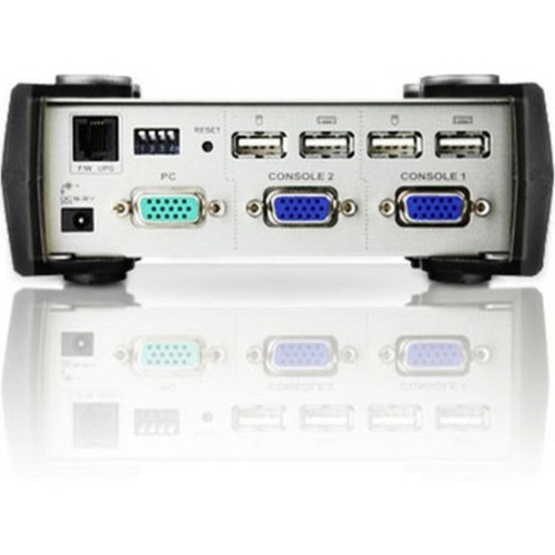 Aten Computer Sharing KVM Switch - 1 x 2 - 1 x HD-15 KeyboardMouseVideo CS231