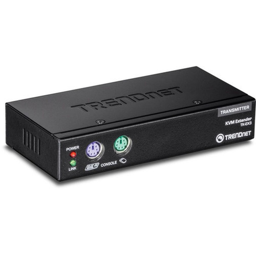 TRENDnet KVM Extension Kit - 1 Computers - 1  1 Local Users Remote Users - 1 x HD-15 VGA 1 x Type B USB TK-EX3
