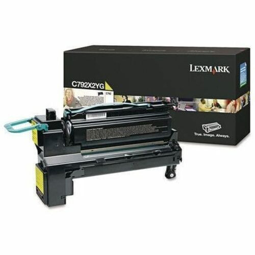 Lexmark C792X2YG Original Toner Cartridge - Laser - Yellow - 1  Pack C792X2YG