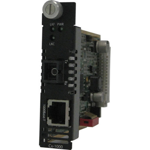 Perle C-1000-S1SC80D Gigabit Ethernet Media Converter - 1 x Network RJ-45 - 1 x SC Ports - 1000Base-BX 1000Base-T - 80 km - 05051860