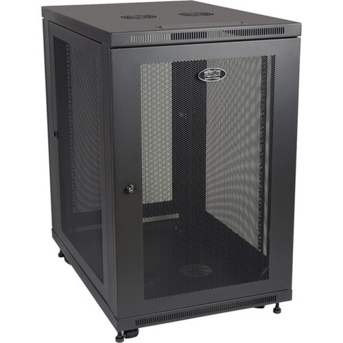 Tripp_Lite_SmartRack_18U_Extra_Depth_Rack_Enclosure_Cabinet_-_18U_Rack_Height_x_19_48260_mm_Rack_Width_-_Black_-_45359_kg_Weight_SR18UB