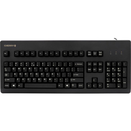 CHERRY MX 3000 - Cable Connectivity - USB Interface - 104 Keys - English US - Computer - Black G80-3000LSCEU-2