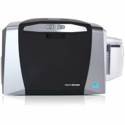 Fargo DTC1000 Desktop Dye SublimationThermal Transfer Printer - Color - Card Print - USB - Black White - 211 5359 mm Print - 7 47104