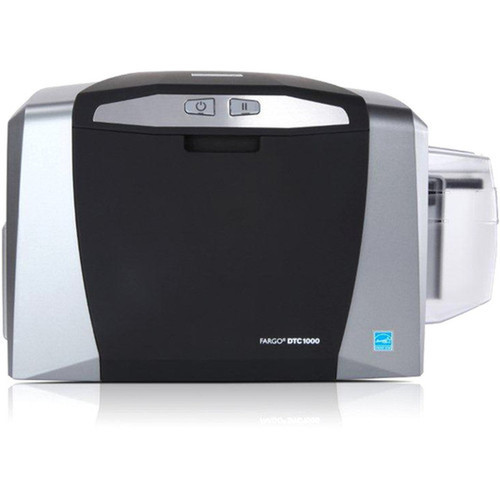 Fargo DTC1000 Desktop Dye SublimationThermal Transfer Printer - Color - Card Print - Fast Ethernet - USB - Black White - 211 mm - 47103