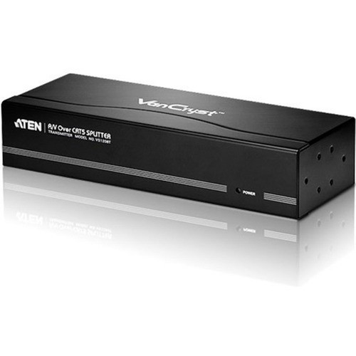 ATEN VanCryst VS1208T Video Extender - 1 Input Device - 9 Output Device - 1000 ft 304800 mm Range - 8 x Network RJ-45 - 1 x VGA In VS1208T