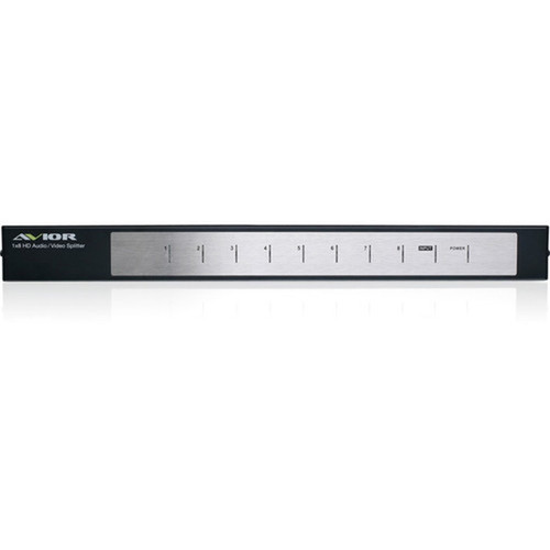 IOGEAR AVIOR HDMI Splitter - 1920 x 1200 - WUXGA Full HD VGA SVGA SXGA UXGA XGA - 1080p1 x 8 GHSP8118