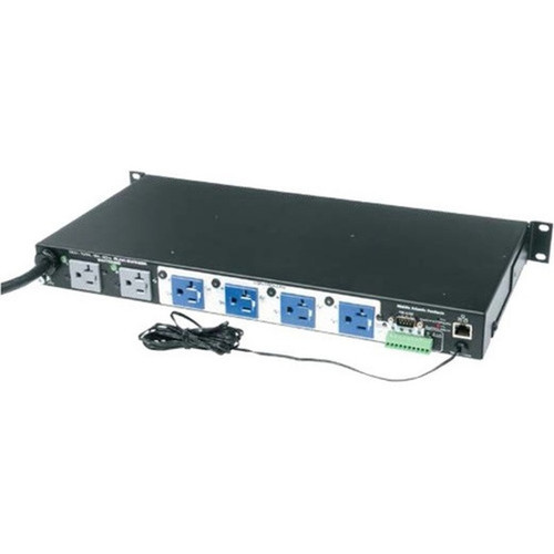 Middle Atlantic RackLink RLNK-SW715R 7-Outlets PDU - Monitored - NEMA 5-15P - 7 x AC Power - 1U - Horizontal - Rack-mountable RLNK-SW715R