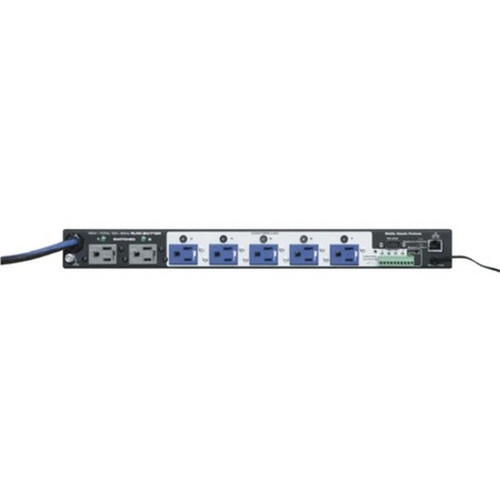 Middle Atlantic RackLink RLNK-SW715R 7-Outlets PDU - Monitored - NEMA 5-15P - 7 x AC Power - 1U - Horizontal - Rack-mountable RLNK-SW715R