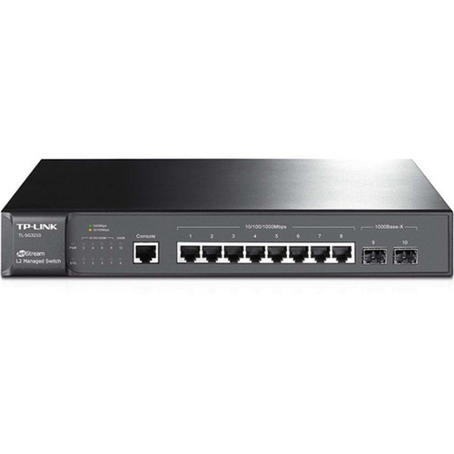TP-Link JetStream TL-SG3210 Gigabit L2 Lite Managed Switch - 8 Ports - Manageable - Gigabit Ethernet - 101001000Base-T - 2 Layer - 2 TL-SG3210