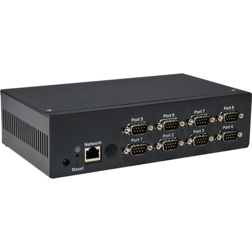 Brainboxes 8 Port RS232 Ethernet to Serial Adapter - DIN Rail Mountable Wall-mountable - TAA Compliant ES-279