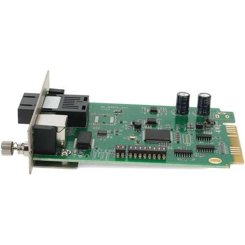 AddOn 1000Base-TX To 1000Base-SX SC MM 850nm Media Converter Card - 1 x SC Network 1 x RJ-45 Network - 101001000Base-T 1000Base-SX ADD-MCC1GMM5M