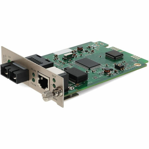 AddOn 1000Base-T XTo 1000Base-LX SC SM 1310nm Media Converter Card - 1 x SC Network 1 x RJ-45 Network - 101001000Base-T - Internal ADD-MCC1GSM20