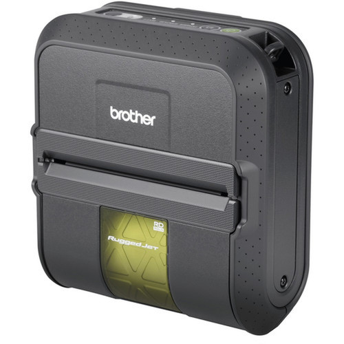 Brother RuggedJet RJ4030 Direct Thermal Printer - Monochrome - Portable - Label Print - USB - Serial - Bluetooth - 409 Print Width - RJ4030