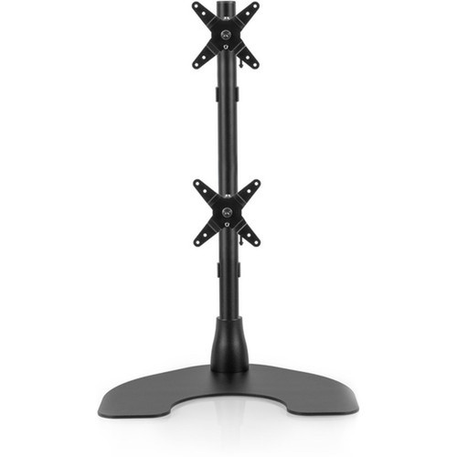 Ergotech Vertical Dual Monitor Desk Stand - Up to 24 60960 mm Screen Support - 25 lb 1133981 g Load Capacity - LCD Display Type 100-D28-B11