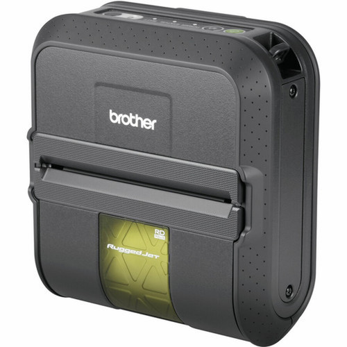 Brother RuggedJet RJ4030-K Direct Thermal Printer - Monochrome - Portable - Label Print - USB - Serial - Bluetooth - Battery Included RJ4030MK
