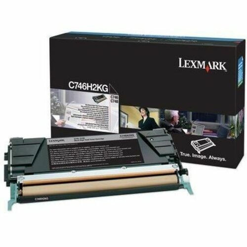 Lexmark High Yield Laser Toner Cartridge - Black Pack - 12000 Pages C746H2KG