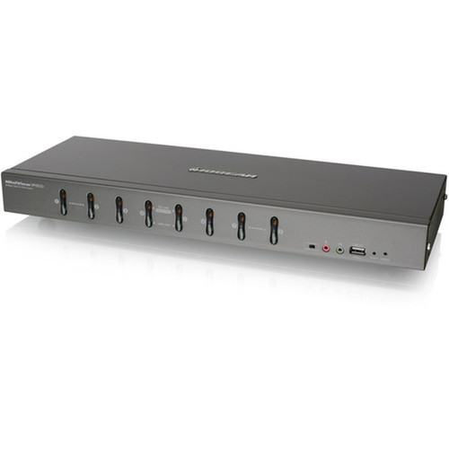 IOGEAR 8-Port DVI KVMP switch with VGA Support - 8 Computers - QXGA - 2046 x 1536 - 10 x USB - 9 x DVI1 x VGA - Rack-mountable GCS1108