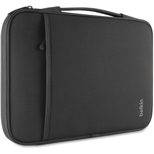 Belkin Carrying Case (Sleeve) for 13" Notebook - Black - Wear Resistant Interior - Neopro - 8.90" (226.06 mm) Height x 12.80" (325.12 (Fleet Network)