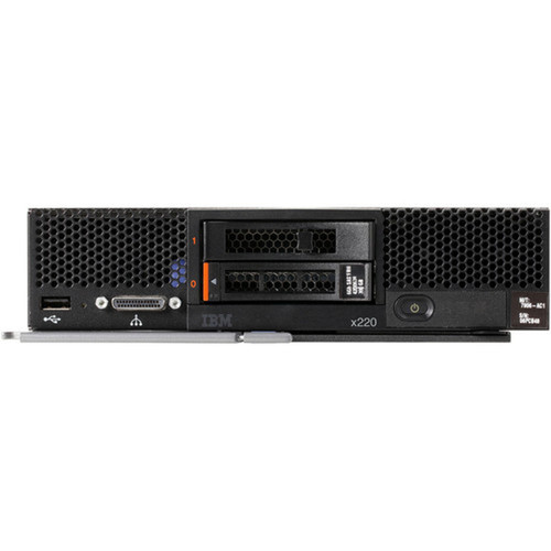 Lenovo Flex System x220 7906G4U Server - 1 Xeon E5-2430 220 GHz - 4 GB RAM - Serial ATA600 Controller - Intel C600 Chip - 2 Support 7906G4U