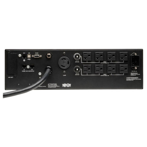 Tripp Lite by Eaton SU3000RTXLCD3U UPS System - 3U Rack-mountable - 3 Hour Recharge - 4 Minute Stand-by - 100 V AC 110 V AC 115 V V SU3000RTXLCD3U