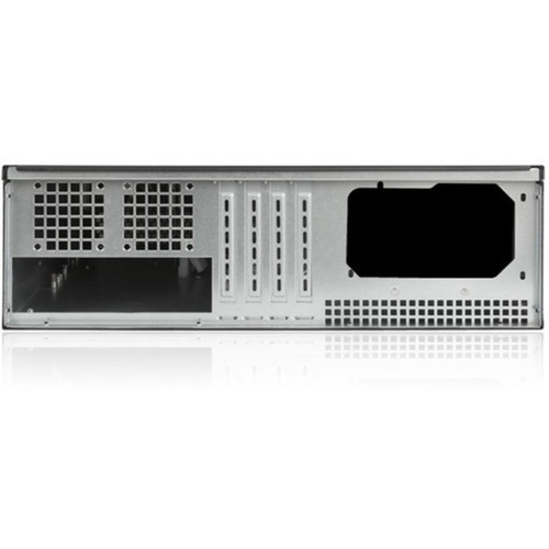 iStarUSA 3U Compact Rackmount Chassis compatible with PS2 Power Supply - Rack-mountable - Black - Steel - 3U - 7 x Bay - 0 - ATX ATX D-314-MATX
